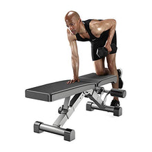 Load image into Gallery viewer, KFK Weight Bench Adjustable Full Body Workout Foldable Incline Decline Exercise Workout Bench for Home Gym
