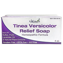 Load image into Gallery viewer, Naturasil Homeopathic Remedies Tinea Versicolor 10% Sulfur Soap | Also Helps to Relieve Candida &amp; Onychomycosis- 4 Ounce Bar
