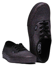 Load image into Gallery viewer, Vans Authentic Glit Womens Canvas Trainer in Black (UK 3, Black)

