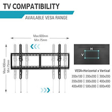 Load image into Gallery viewer, MOUNTUP Tilting TV Wall Mount Bracket for Most 37-70 Inches TVs, TV Mount with 10 Degrees Smooth Tilt, Low Profile TV Wall Mount, Easy Install on 16", 18", 24" Studs Loading Capacity 110 lbs MU0008
