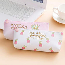 Load image into Gallery viewer, Clearance Sale!DEESEE(TM) Pink Pineapple Pencil Case Cosmetic Bag Makeup Pouch Pencils Box (A)
