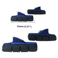 Load image into Gallery viewer, Pioneeryao Sport Road Bike Cycle Bicycle Brake Pads Block 2 Pair (Blue)
