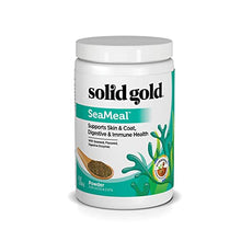 Load image into Gallery viewer, Solid Gold SeaMeal Multivitamin for Cats &amp; Dogs - Grain Free Kelp Supplement - Digestive Enzymes for Dogs - Gut Health &amp; Immune Support - Healthy Skin &amp; Coat - Omega 3 &amp; Superfood Powder - 1 LB

