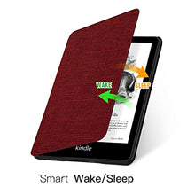 Load image into Gallery viewer, Ayotu Fabric Case for All-New 6.8" Kindle Paperwhite &amp; Signature Edition (11th Gen, 2021 Release) - Lightweight Smart Cover with Auto Wake/Sleep - Support Back Cover Adsorption, Red
