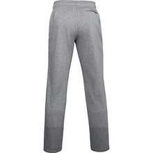 Load image into Gallery viewer, Under Armour Men's Rival Fleece Pants , Pitch Gray Light Heather (012)/Onyx White , 3X-Large
