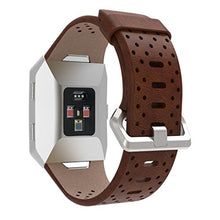 Load image into Gallery viewer, SMYTShop for Fitbit Ionic Accessory Bands, Replacement Classic Leather Sport Strap Wristbands for Fitbit Ionic Smart Fitness Watch
