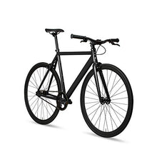 Load image into Gallery viewer, 6KU Aluminum Fixed Gear Single-Speed Fixie Urban Track Bike, Shadow Black, 58cm/L
