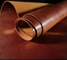 Load image into Gallery viewer, The Tannery Thick Finished Full Grain Cow Genuine Leather Hides Crafts | Home Decor Leather Crafts Tooling Sewing Hobby Workshop Crafting Leather Hides (Tan, 12"X12")
