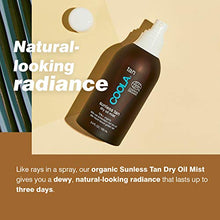 Load image into Gallery viewer, COOLA Organic Sunless Self Tanner Dry Oil Mist, Dermatologist Tested Anti-Aging Skin Care, Vegan and Non-GMO, Piña Colada, 3.4 Fl Oz
