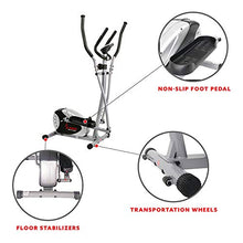 Load image into Gallery viewer, Sunny Health &amp; Fitness SF-E905 Elliptical Machine Cross Trainer with 8 Level Resistance and Digital Monitor
