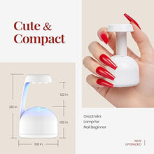 Load image into Gallery viewer, Beetles Mini Nail LED Lamp, Innovative Gel Nail Lamp with Smart Sensor for Easy and Fast Nal Extension System, Manicure UV LED Light for Gel Nail Art Flash Curing Lamp DIY Nail Art
