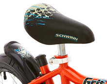 Load image into Gallery viewer, Schwinn Grit Steerable Kids Bikes,12-Inch Wheels, Quick-Adjust Seat,Training Wheels, Push Handle for Easy Steering, Orange/Black
