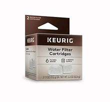 Load image into Gallery viewer, Keurig Water Filter Refill Cartridges, Replacement Water Filter Cartridges, Compatible with 2.0 K-Cup Pod Coffee Makers, 2 Count
