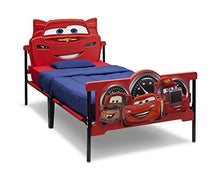 Load image into Gallery viewer, Delta Children Plastic 3D-Footboard Twin Bed, Disney/Pixar Cars
