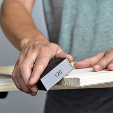 Load image into Gallery viewer, 18 Pack Sanding Sponge, MAPRIAL 60 80 100 120 180 220 Grit Coarse Medium Fine Sanding Blocks Assortment, Washable and Reusable Sandpaper Block for Wood, Metal, Drywall, Polishing.
