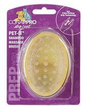 Load image into Gallery viewer, CONAIRPRO dog &amp; cat Pet Brush with Ergonomic Pet-It Design, Dog Brush for Shedding, Shampoo Massage Brush for Bathing
