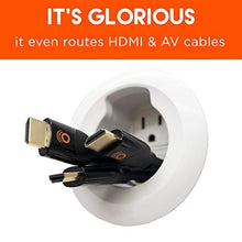 Load image into Gallery viewer, ECHOGEAR in-Wall TV &amp; Soundbar Power Kit &amp; Certified 8 Foot HDMI 2.1 Cable - Includes Low Voltage Cable Management to Conceal TV &amp; Soundbar Wires - Ultra High Speed HDMI Cable Gets 4k@120Hz
