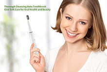 Load image into Gallery viewer, Sonic Electric Toothbrush for Adults, Whitening Cleaning Electronic Toothbrush Rechargeable Vibrating Toothbrush with 4 Dupont Brush &amp; 1 Face Brush, Smart Timer and Pressure Sensor
