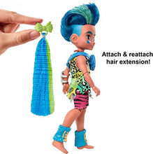 Load image into Gallery viewer, Cave Club Slate Doll (8 – 10-inch, Blue Hair) Poseable Prehistoric Fashion Doll with Dinosaur Pet and Accessories, Gift for 4 Year Olds and Up [Amazon Exclusive]
