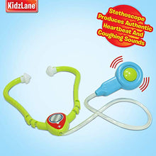 Load image into Gallery viewer, Kidzlane Play Doctor Kit for Toddlers and Kids - Kids Doctor Play Set - 7 Piece Dr Set with Medical Storage Bag and Electronic Stethoscope for Kids Ages 3+
