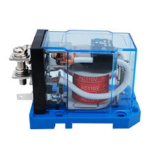 Load image into Gallery viewer, mxuteuk AC110V Coil 5 Pin Electromagnetic Power Relay + AC 110V/120V Coil 8 Pin 10A DPDT LED Indicator Electromagnetic Power Relay, with Base, with DIN Rail Slotted Aluminum
