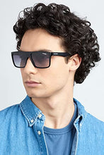 Load image into Gallery viewer, Carrera unisex adult Carrera 5039/S Sunglasses, Black/Dark Gray Gradient, 58mm 16mm US
