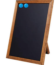 Load image into Gallery viewer, BESSO Chalkboard Signs – Stylish ProGrade Standing Deep Black Chalk Board 11 x 14 – Magnetic Rustic Slate Chalkboards Menu Board for Kitchen, Sign Board, or Sidewalk Sign. for Kids &amp; Adults
