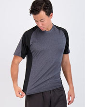 Load image into Gallery viewer, Men's Quick Dry Fit Dri-Fit Short Sleeve Active Wear Training Athletic Essentials Crew T-Shirt Fitness Gym Wicking Tee Workout Casual Sports Running Tennis Exercise Undershirt Top - 5 Pack,-Set 13,XXL
