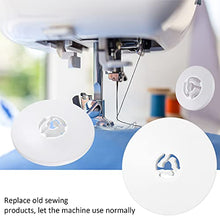 Load image into Gallery viewer, Spool Pin Cap Sewing Spool Cap Small Medium Large Replacement Spool Cap Compatible with Brother, Babylock Sewing and Embroidery Machines, 45 mm, 35 mm and 25 mm, White (9 Pieces)
