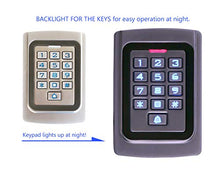 Load image into Gallery viewer, Supreform IP68 Waterproof Universal 12V 24VDC Metal Case Digital Wired Keypad for Garage Door, Gate Opener and Access Control Systems, Code or ID Card Access

