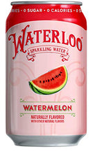 Load image into Gallery viewer, Waterloo Sparkling Water, Watermelon Naturally Flavored, 12 Fl Oz Cans, Pack of 12 | Zero Calories | Zero Sugar or Artificial Sweeteners | Zero Sodium

