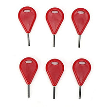 Load image into Gallery viewer, Vbest life Pack of 6 Surfboard Fin Key, Metal Hex Key Surf Fin Key Spare Replacement Surfing Boar Accessory(red)
