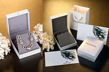 Load image into Gallery viewer, Leafael Wish Stone Link Charm Bracelet with Vintage Pink Birthstone Crystal for October, Rose Gold Plated, 7"+2"
