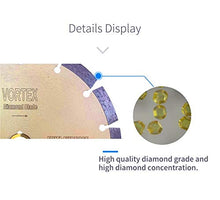 Load image into Gallery viewer, VTXMax VSS 9 inch Dry or Wet Cutting General Purpose Power Saw Segmented Diamond Blades for Concrete Stone Brick Masonry (9")

