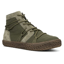 Load image into Gallery viewer, Hybrid Green Label Men's Revolution 2.0 High Fashion, Casual Recycled Canvas &amp; Leather, Lace-Up, Round Toe, Rubber Outsole; Size 11
