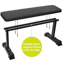 Load image into Gallery viewer, ZENY Flat Weight Bench Workout Utility Exercise Bench for Sit Up,Abs,Dumbbell Home Gym Fitness Weight Training Equipment
