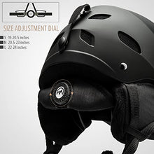 Load image into Gallery viewer, OutdoorMaster Kelvin Ski Helmet - Snowboard Helmet for Men, Women &amp; Youth (Black,L)
