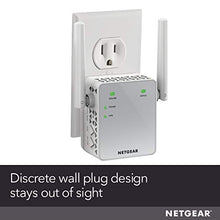 Load image into Gallery viewer, NETGEAR WiFi Range Extender EX3700 - Coverage up to 1000 sq.ft. and 15 devices with AC750 Dual Band Wireless Signal Booster &amp; Repeater (up to 750Mbps speed), and Compact Wall Plug Design
