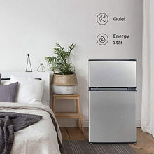Load image into Gallery viewer, Midea 3.1 Cu. Ft. Compact Refrigerator, WHD-113FSS1 - Stainless Steel
