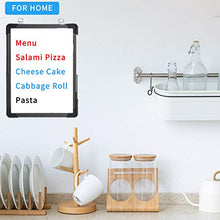 Load image into Gallery viewer, Small Dry Erase Board White Board - 12" X 16" Hanging Magnetic Whiteboard for Wall with Markers and Magnets Personal White Boards for Students Mini Dry Erase Board for Kids Kitchen Grocery List(BLACK)
