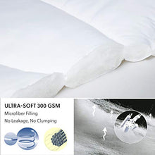 Load image into Gallery viewer, Bedsure Down Alternative Duvet Insert Full/Queen Size - Ergonomic 300 GSM Microfiber Hypoallergenic Comforter with Corner Tabs - Quilted Lightweight All Season White
