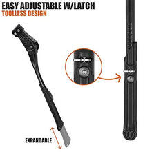 Load image into Gallery viewer, BV Adjustable Rear Mount Bicycle Bike Kickstand for 24" - 29" Mountain Bike/Road Bike/BMX/MTB
