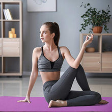 Load image into Gallery viewer, Smartor 6mm Extra Thick Yoga Mat for Women, Non-Slip Exercise &amp; Fitness Mat with Carrying Strap, High Density Workout Mat for Yoga, Pilates &amp; Floor Exercises, 72" x 24" x 1/4", Purple
