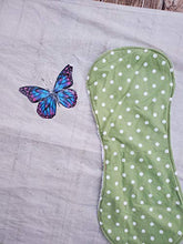 Load image into Gallery viewer, 6 Sets of Colorful unique Flannel burp cloths, Baby Girls Burp Cloth, Terry Cloth Burp Rags
