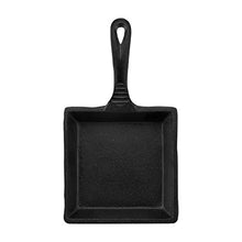 Load image into Gallery viewer, CasaModa Pre-Seasoned Cast Iron Mini Square Fry Pan, 5-Inch,Small
