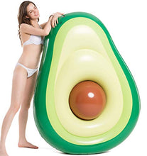 Load image into Gallery viewer, Jasonwell Inflatable Avocado Pool Float Floatie with Ball Water Fun Large Blow Up Summer Beach Swimming Floaty Party Toys Lounge Raft for Kids Adults
