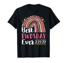Load image into Gallery viewer, Happy Twosday 2022 Shirt Pink Leopard Twos Day 2/22/22 T-Shirt
