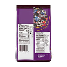Load image into Gallery viewer, Hershey Dark Chocolate Lovers Dark Chocolate Assortment Snack Size Candy, Individually Wrapped, 32.89 oz Bulk Party Bag
