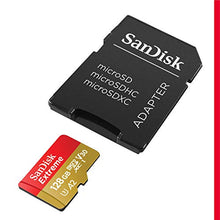 Load image into Gallery viewer, SanDisk 128GB Extreme microSDXC UHS-I Memory Card with Adapter - Up to 160MB/s, C10, U3, V30, 4K, A2, Micro SD - SDSQXA1-128G-GN6MA
