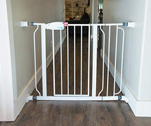 Load image into Gallery viewer, Wall Nanny Extender - 4 Inch Baby Gate Extension Kit (Made in USA) Extends Pressure Mounted Gates + Protects Walls + Stabilizes Gate - for Child, Pet &amp; Dog Gates - Works on Stairs - Wall Protector
